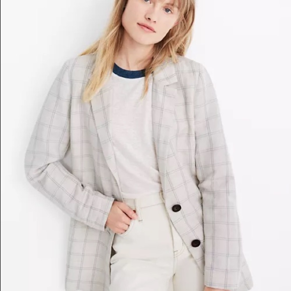 MADEWELL Dorset Blazer in Windowpane
